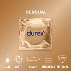 Durex Kondomi Sensual Regular Fit (Varianta 10 ks)