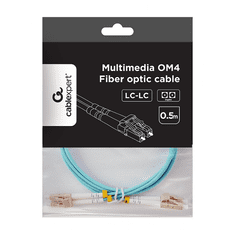 CABLEXPERT Optični kabel LC - LC Multimode Duplex OM4 50/125 0,5m