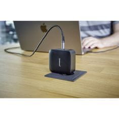 Intenso 140W GaN napajalnik s priključkom 3xUSB-C in 1xUSB-A ter priloženim 2M 200W USB-C kablom