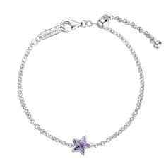 Brosway Srebrna zapestnica Star Fancy Magic Purple FMP109