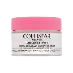 Collistar Idroattiva+ Deep Moisturizing Cream vlažilna krema za obraz 30 ml za ženske