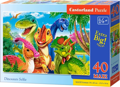 Castorland Puzzle Dinozaver selfie MAXI 40 kosov