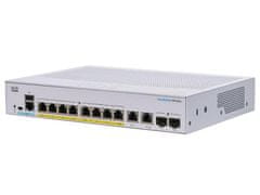 Cisco CBS350 Upravljani 8-portni GE, Full PoE, Ext PS, 2x1G Combo - REFRESH