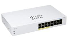 Cisco CBS110 Neupravljan 16-portni GE, delni PoE - REFRESH