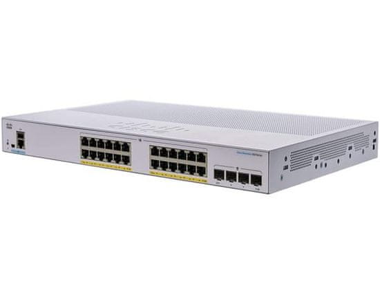 Cisco CBS250 Smart 24-portni GE, Full PoE, 4x10G SFP+ - REFRESH