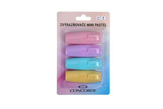 Concorde Mini set pastelnih osvetljevalcev - 4 kosi v blistru