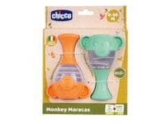 Chicco Maracas Monkey Eco+ Rattle 6m+