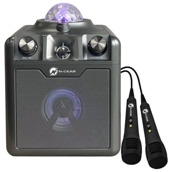 N-GEAR DISCO STAR 710SG/ BT/ 50W/ USB/ MICRO SD/ DO/Disco LED/ 2x MIC / siva