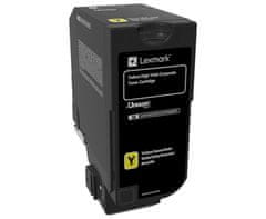 Lexmark Lexmarkov toner 74C2HYE / rumen / 12 000 strani / za podjetja