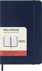 Moleskine Dnevnik 2025 - mehka platnica S, dnevni, modra