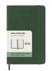 Moleskine Načrtovalni zvezek 2025 zelena S, mehka