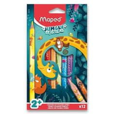 Maped Crayons Jungle Fever Jumbo 12 kosov