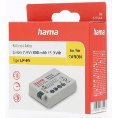 Hama foto baterija tipa Canon LP-E5, Li-Ion 7,4 V/800 mAh