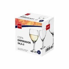 KOMPLET KOZARCEV ZA BELO VINO 345 ML, 2 KOSA, STEKLO