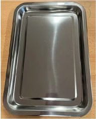 Pladenj iz nerjavečega jekla 32x22cm INOX