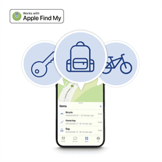 Hama Iskalnik lokacijskega čipa/ključa/objekta, Apple Find My, certifikat MFi, Bluetooth, 4 kosi