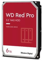 WD RED Pro 6TB / WD6005FFBX / SATA 6Gb/s / notranji 3,5"/ 7200 vrtljajev na minuto / 256 MB