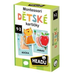 HEADU CS: Otroške kartice Montessori