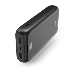 Hama Performance 24, powerbank 24000 mAh, 3 A, izhod: 1x USB-C, 2x USB-A, zaslon LED