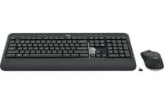 Logitech nastavitev Wireless Combo MK540, DE postavitev _