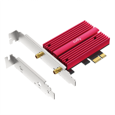 Cudy AX5400 Wi-Fi 6E PCI-Express omrežna kartica, tripasovna, ext. antena s stojalom (WE4000)