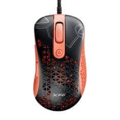 XPG Adata Slingshot Mera Edition/črna/optična/desna roka/12.000 DPI/brezžični USB/črno-oranžna