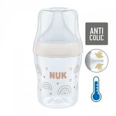 NUK Perfect Match steklenička za dojenčke z uravnavanjem temperature 150 ml bela