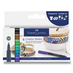 Markerji Faber-Castell Creative Pravljični gozd 6 kosov