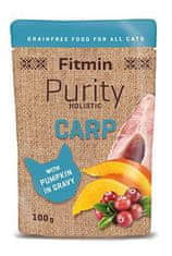 Fitmin cat Purity krap z bučnim žepkom 100g