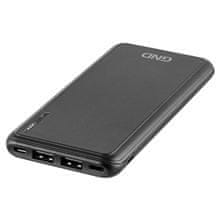 Powerbank GND - 10000 mAh, USB-C, Lightning, črna