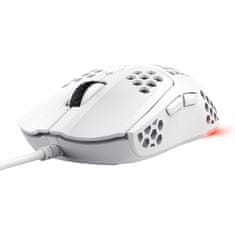 Trust Gaming GXT 928W Helox/Obročje/Optični/desnoročni/6 400 DPI/Wireless USB/White