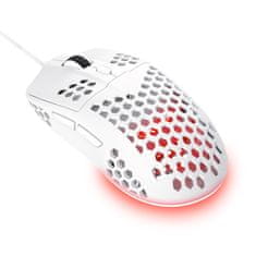 Trust Gaming GXT 928W Helox/Obročje/Optični/desnoročni/6 400 DPI/Wireless USB/White