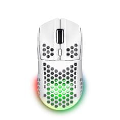 Trust Gaming GXT 929W Helox/Obročje/Optični/desnoročni/4 800 DPI/Wireless USB/White