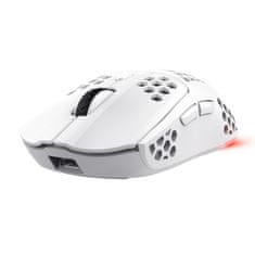 Trust Gaming GXT 929W Helox/Obročje/Optični/desnoročni/4 800 DPI/Wireless USB/White