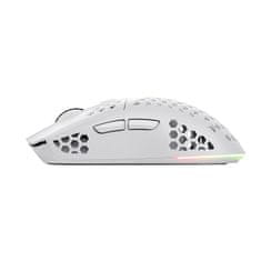 Trust Gaming GXT 929W Helox/Obročje/Optični/desnoročni/4 800 DPI/Wireless USB/White