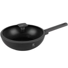 Berlingerhaus Ponev WOK s titanovo površino in pokrovom 28 cm antracitna kolekcija BH-8124