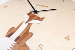 BeWooden Lesena ura Fox Clock