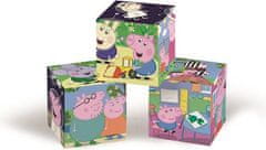 Clementoni Peppa Pig slikovne kocke, 6 kock