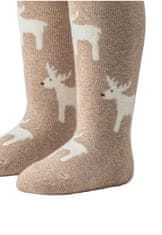 Sterntaler Otroške frotirne nogavice Deer beige melange uni velikost 68- 4-5 m