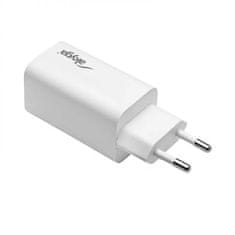 Akyga Univerzalni polnilec USB-C PD 5-20V / max 3,25A 65W Quick Charge 3.0 GaN, bel