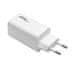 Akyga Univerzalni polnilec USB-C PD 5-20V / max 3,25A 65W Quick Charge 3.0 GaN, bel