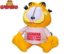 Garfield - "Lazanja: najbolj popolna hrana v naravi" 24 cm plišasto sedenje