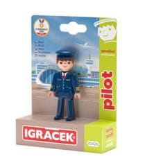 Igráček Pilot - figura z dodatki