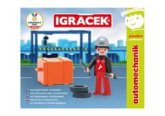 Igráček Automehanik - figurica z orodjem