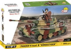 Cobi 3113 Druga svetovna vojna Panzer VI Ausf. B Königstiger, 1:35, 802 k, 1 f