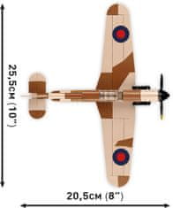 Cobi 5866 II. svetovna vojna Hawker Hurricane Mk. I, 1:48, 138 k