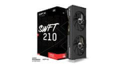 XFX Speedster SWFT 210 AMD Radeon RX 7600 XT 16 GB GDDR6, AMD RDNA