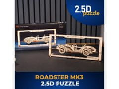 UGEARS 2.5D lesena mehanska sestavljanka Roadster MK3