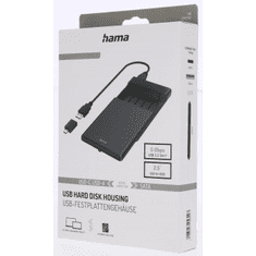 Hama zunanji 2,5-palčni priključek za SSD/HDD, USB-A + USB-C, SATA, USB 3.2 Gen 1