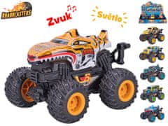 Roadblaster monster truck 12 cm na baterije z vztrajnikom, svetlobo in zvokom